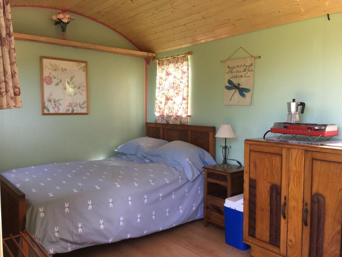 Rosa The Cosy Cabin - Gypsy Wagon - Shepherds Hut, River Views Off-Grid Eco Living Pedrogao Grande Exteriör bild