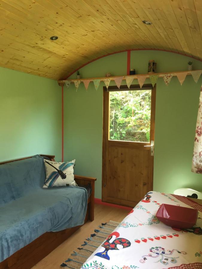 Rosa The Cosy Cabin - Gypsy Wagon - Shepherds Hut, River Views Off-Grid Eco Living Pedrogao Grande Exteriör bild