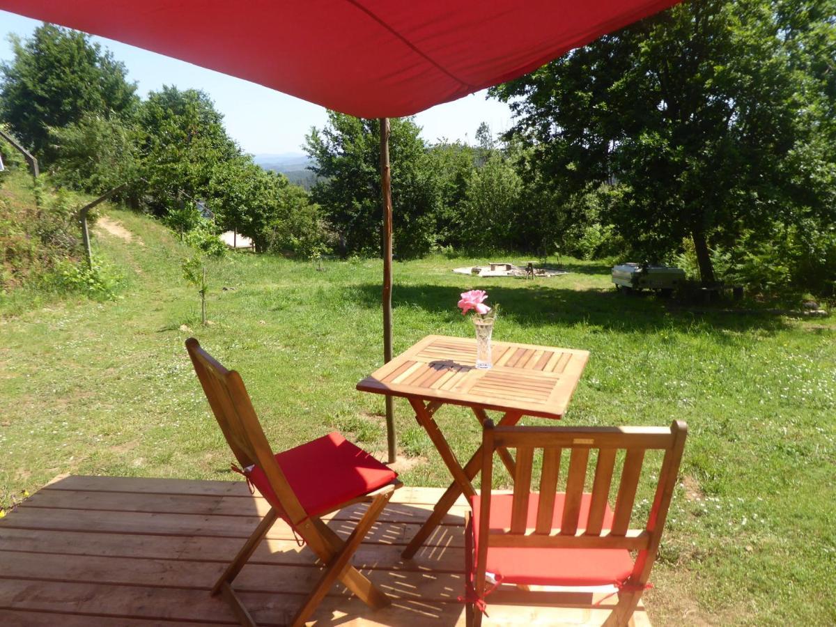 Rosa The Cosy Cabin - Gypsy Wagon - Shepherds Hut, River Views Off-Grid Eco Living Pedrogao Grande Exteriör bild